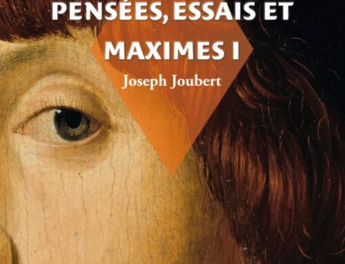 Pensées, essais et maximes I