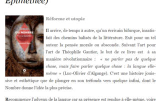 article du nombre lelitteraire