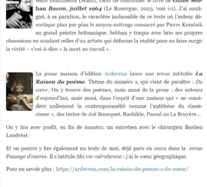 extrait de l'article