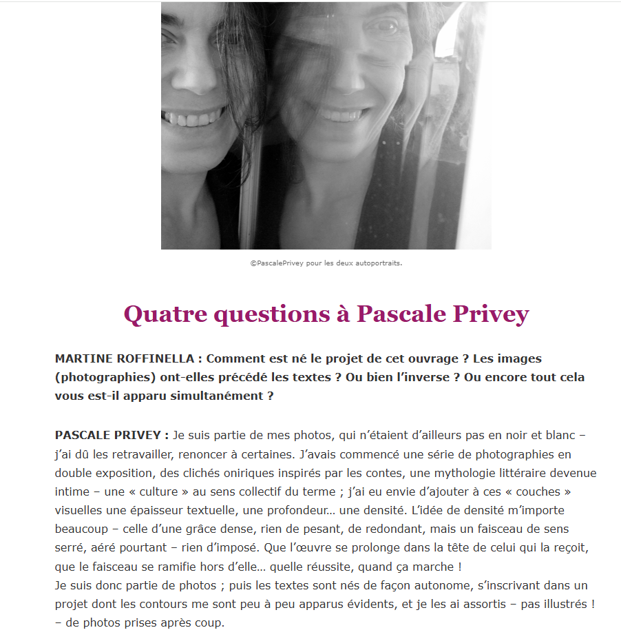 extrait de l'interview