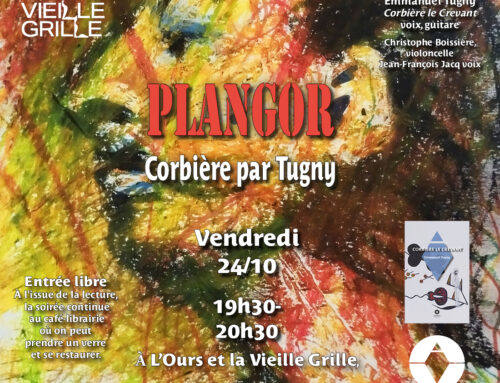 Corbière : Lecture-concert à l’Ours et la Vieille Grille le 24/10