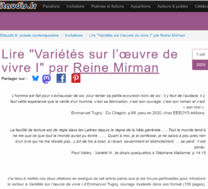 capture d'écran de l'article