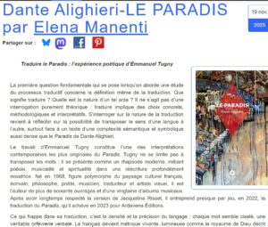 capture d'écran du site