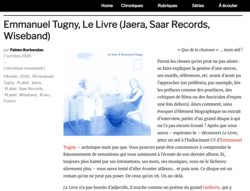 Fabien Korbendau a écouté Le Livre…